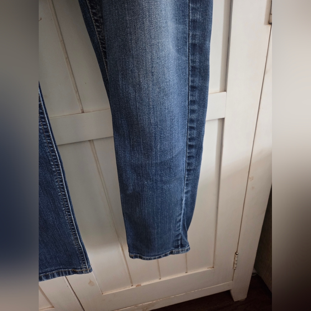 Mossino Womens 12 Skinny Boyfriend Blue Jeans - Picture 4 of 10